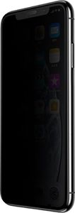 Baseus Baseus Full-screen szkło hartowane 3D Privacy na cały ekran z filtrem prywatyzującym i osłoną na głośnik Apple iPhone XR czarny (SGAPIPH61-WC01) uniwersalny 6