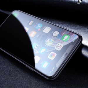 Baseus Baseus Full-screen szkło hartowane 3D Privacy na cały ekran z filtrem prywatyzującym i osłoną na głośnik Apple iPhone XR czarny (SGAPIPH61-WC01) uniwersalny 7