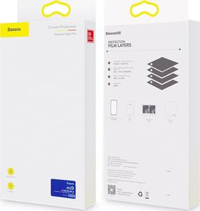 Baseus Baseus 0.3mm szkło hartowane Anti-bluelight z ramką na cały ekran Xiaomi Mi 9 czarny (SGMIM9-KB01) uniwersalny 15