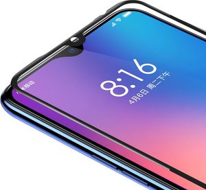 Baseus Baseus 0.3mm szkło hartowane Anti-bluelight z ramką na cały ekran Xiaomi Mi 9 czarny (SGMIM9-KB01) uniwersalny 3