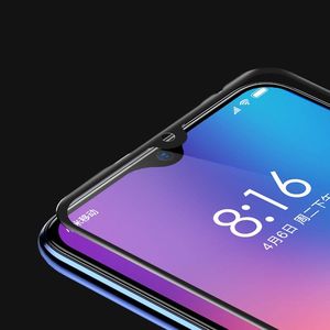 Baseus Baseus 0.3mm szkło hartowane Anti-bluelight z ramką na cały ekran Xiaomi Mi 9 czarny (SGMIM9-KB01) uniwersalny 9