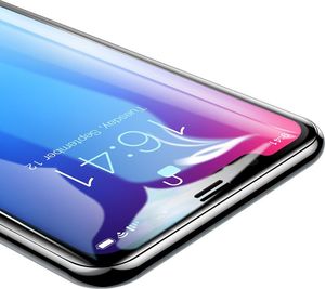 Baseus Baseus PET Soft 3D szkło hartowane na cały ekran z elastyczną ramką 0,23 mm Apple iPhone XS Max czarny (SGAPIPH65-PE01) uniwersalny 4