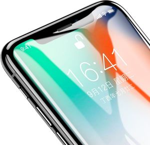 Baseus Baseus PET Soft 3D szkło hartowane na cały ekran z elastyczną ramką 0,23 mm Apple iPhone XS / X czarny (SGAPIPHX-KA01) uniwersalny 7