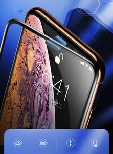 Baseus Baseus Full-screen szkło hartowane 3D na cały ekran z osłoną na głośnik Apple iPhone XS Max czarny (SGAPIPH65-WA01) uniwersalny 8