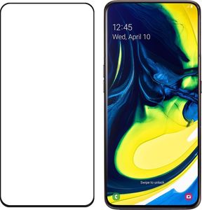 Wozinsky Wozinsky super wytrzymałe szkło hartowane Full Glue na cały ekran z ramką Case Friendly Samsung Galaxy A80 czarny uniwersalny 2