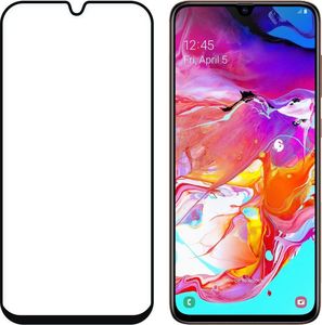 Wozinsky Wozinsky super wytrzymałe szkło hartowane Full Glue na cały ekran z ramką Case Friendly Samsung Galaxy A70 czarny uniwersalny 2