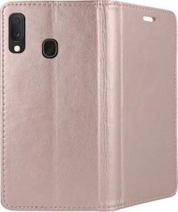 TelForceOne Pokrowiec Smart Magnetic do Samsung A20e (SM-A202F) różowo-złoty 6