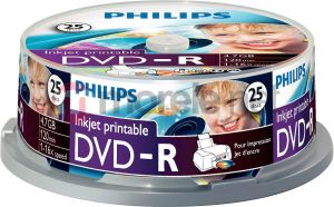 Philips DVD-R 4.7 GB 16x 25 sztuk (DM4I6B25F) 1