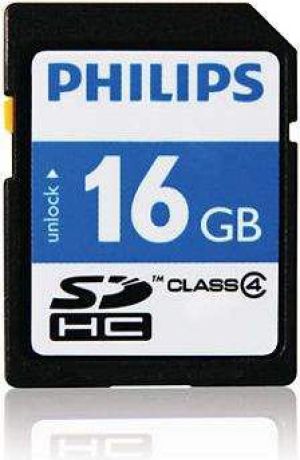 Karta Philips SDHC 16 GB Class 4  (FM16SD35B/10) 1
