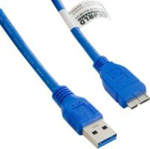 Kabel USB 4World USB-A - microUSB 5 m Niebieski (8967) 1