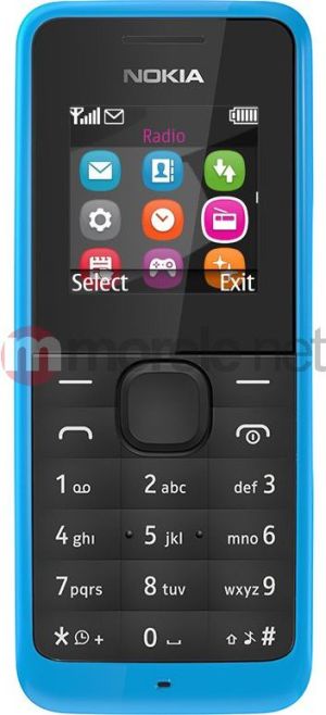Telefon komórkowy Nokia 105 Niebieski 1