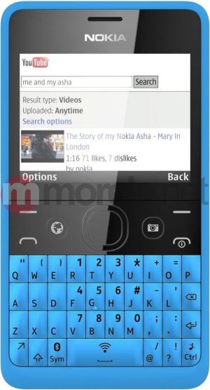 Telefon komórkowy Nokia Asha 210 Dual Sim Niebieski 1