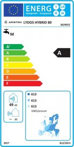 Bojler Ariston Lydos Hybrid 80 1.2 kW (3629052) 8