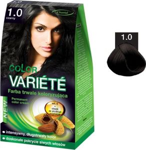 Chantal Variete Color Permanent Color Cream farba trwale koloryzująca 1.0 Czarny 1