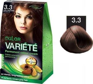 Chantal Variete Color Permanent Color Cream farba trwale koloryzująca 3.3 Ciemna Czekolada 1