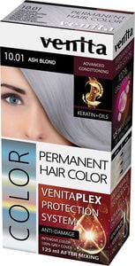 Venita Farba do Włosów z Systemem Ochrony Koloru 10.01 Ash Blond 125 ml 1