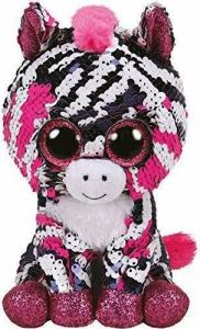 Meteor Maskotka Beanie Boos Flippables Cekinowa Zebra Zoe 15cm 1