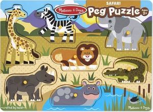 Melissa & Doug Puzzle drewniane Safari 1