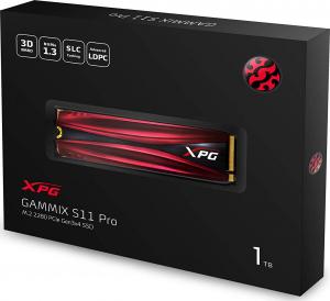 Dysk SSD ADATA XPG Gammix S11 Pro 1TB M.2 2280 PCI-E x4 Gen3 NVMe (AGAMMIXS11P-1TT-C) 5