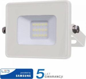 Naświetlacz V-TAC Naświetlacz LED VT-10-W SAMSUNG CHIP 10W 4000K 800lm IP65 Biały 428 1