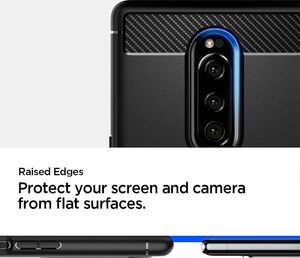 Spigen Nakładka Rugged Armor do Sony Xperia 1 czarna 4