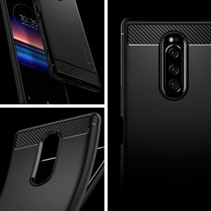 Spigen Nakładka Rugged Armor do Sony Xperia 1 czarna 7