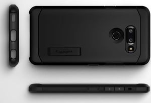 Spigen Etui Spigen Tough Armor do LG G8 ThinQ Black uniwersalny 4