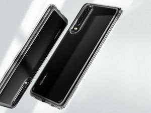 Spigen Etui Spigen Ultra Hybrid do Huawei P30 Crystal clear uniwersalny 9