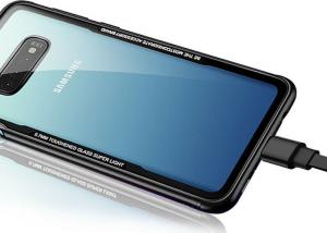 Alogy Etui Glass Case Galaxy S10e Czarne 3