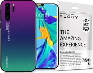 Alogy Etui Aurora Armor do Huawei P30 Pro fioletowo-niebieskie 03 uniwersalny 2