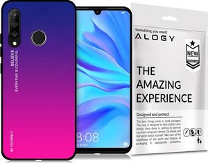 Alogy Etui Aurora Armor do Huawei P30 Lite granatowo-różowe 04 uniwersalny 2