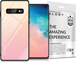 Alogy Etui Aurora Armor do Samsung Galaxy S10 żółto-różowe 01 uniwersalny 2
