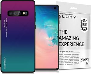Alogy Etui Aurora Armor do Samsung Galaxy S10 fioletowo-niebieski 03 uniwersalny 2