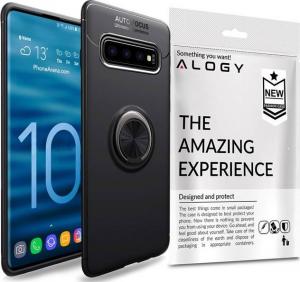 Alogy Etui Ring Holder Armor Galaxy S10 czarne 2