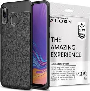 Alogy Etui Leather Armor Galaxy A40 czarne 2