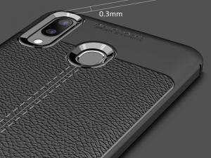 Alogy Etui Leather Armor Galaxy A40 czarne 7