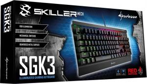 Klawiatura Sharkoon Skiller MECH SGK3 Kailh Red 4