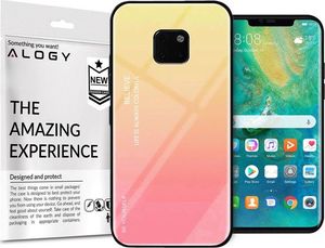 Alogy Etui Aurora Armor do Huawei Mate 20 Pro żółto-różowe 01 uniwersalny 2