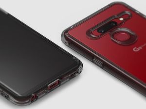 Ringke Etui Ringke Fusion do LG G8 ThinQ Smoke Black uniwersalny 2