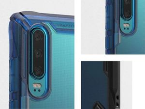 Ringke Pancerne etui Ringke Fusion X do Huawei P30 Black uniwersalny 3