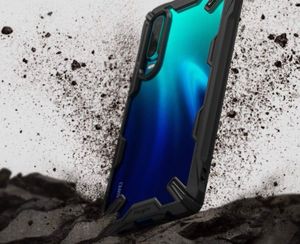 Ringke Pancerne etui Ringke Fusion X do Huawei P30 Black uniwersalny 4