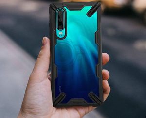 Ringke Pancerne etui Ringke Fusion X do Huawei P30 Black uniwersalny 5