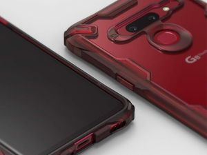 Ringke Etui Ringke Fusion X do LG G8 ThinQ Ruby Red uniwersalny 5