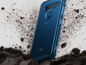 Ringke Etui Ringke Fusion do LG G8 ThinQ Aqua Blue uniwersalny 3