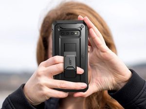 Supcase Pancerne etui Supcase Unicorn Beetle Pro do Samsung Galaxy S10 Black uniwersalny 6