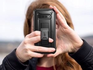 Supcase Pancerne etui Supcase Unicorn Beetle Pro do Samsung Galaxy S10 Plus Black uniwersalny 7