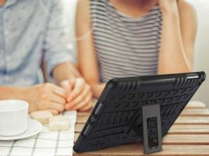 Etui na tablet Alogy Pancerne Apple iPad 9.7 2017 2018 czarne uniwersalny 8