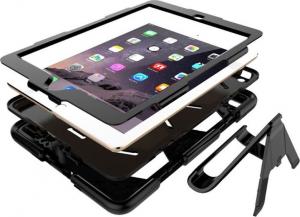 Etui na tablet Alogy Military Duty Case do Apple iPad 9.7 2017/2018 czarne uniwersalny 5