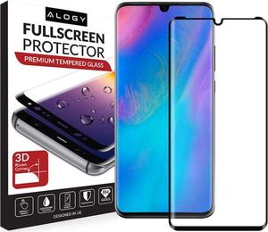 Alogy Szkło hartowane na cały ekran do Huawei P30 Pro Czarne uniwersalny 3