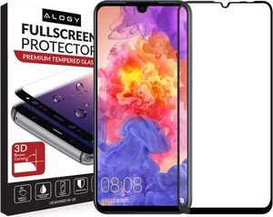 Alogy Szkło hartowane Alogy na cały ekran do Huawei P30 Lite Czarne uniwersalny 2